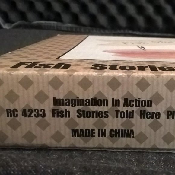 FISH STORIES TOLD HERE Fish Plaque - Picture 2 of 9